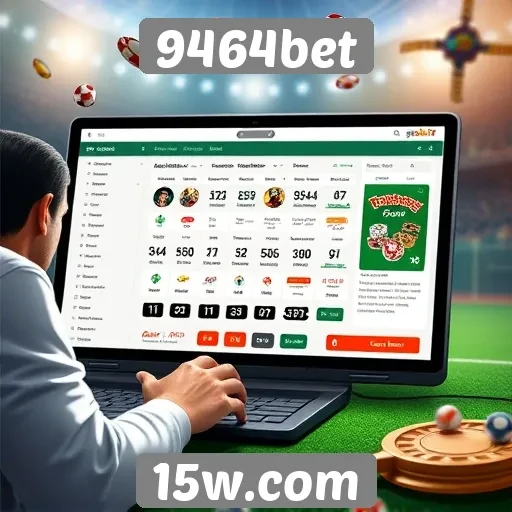 Funcionalidades disponíveis na plataforma 9464bet